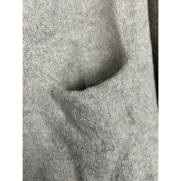 Lauren Manoogian Women’s 100% Baby Alpaca Open Front Cardigan Sweater Beige O/S - Picture 7 of 12